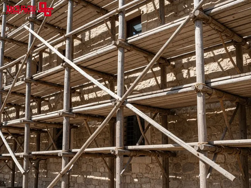 داربست چوبی: وقتی داربست، نفس میکشید