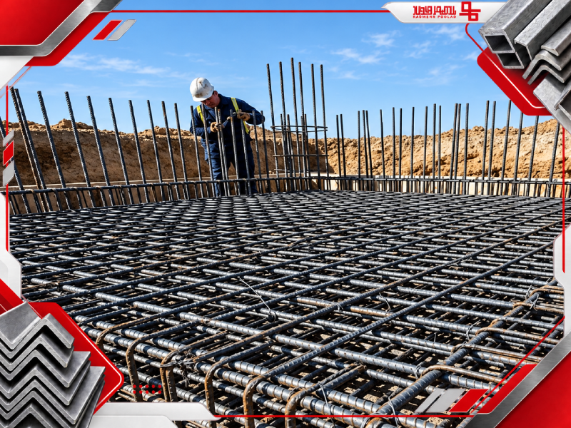 میلگرد برای فونداسیون ساختمان