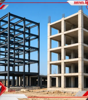 اسکلت فلزی بهتر است یا بتنی؟